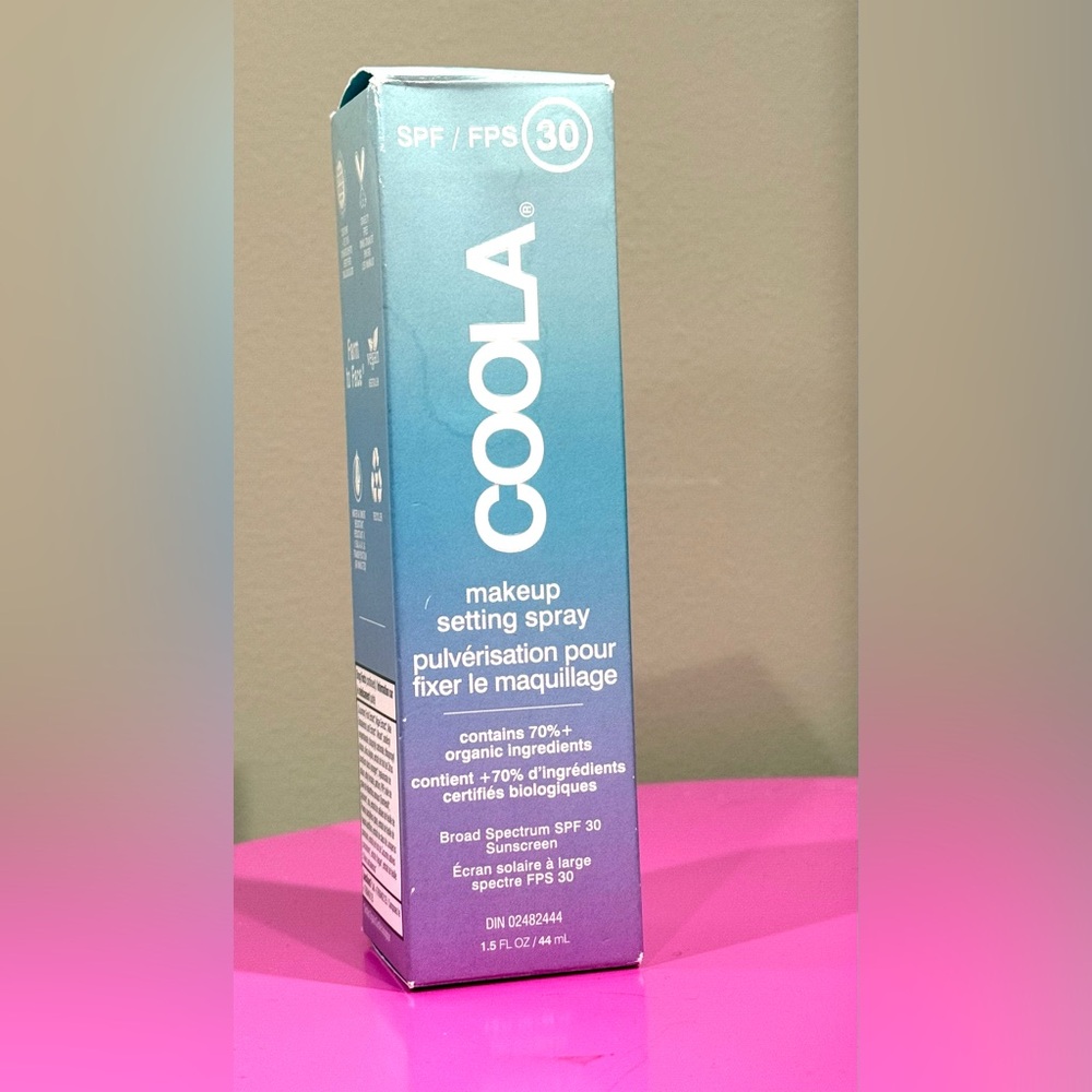 New COOLA Makeup 70% Organic Classic Setting Spray SPF 30